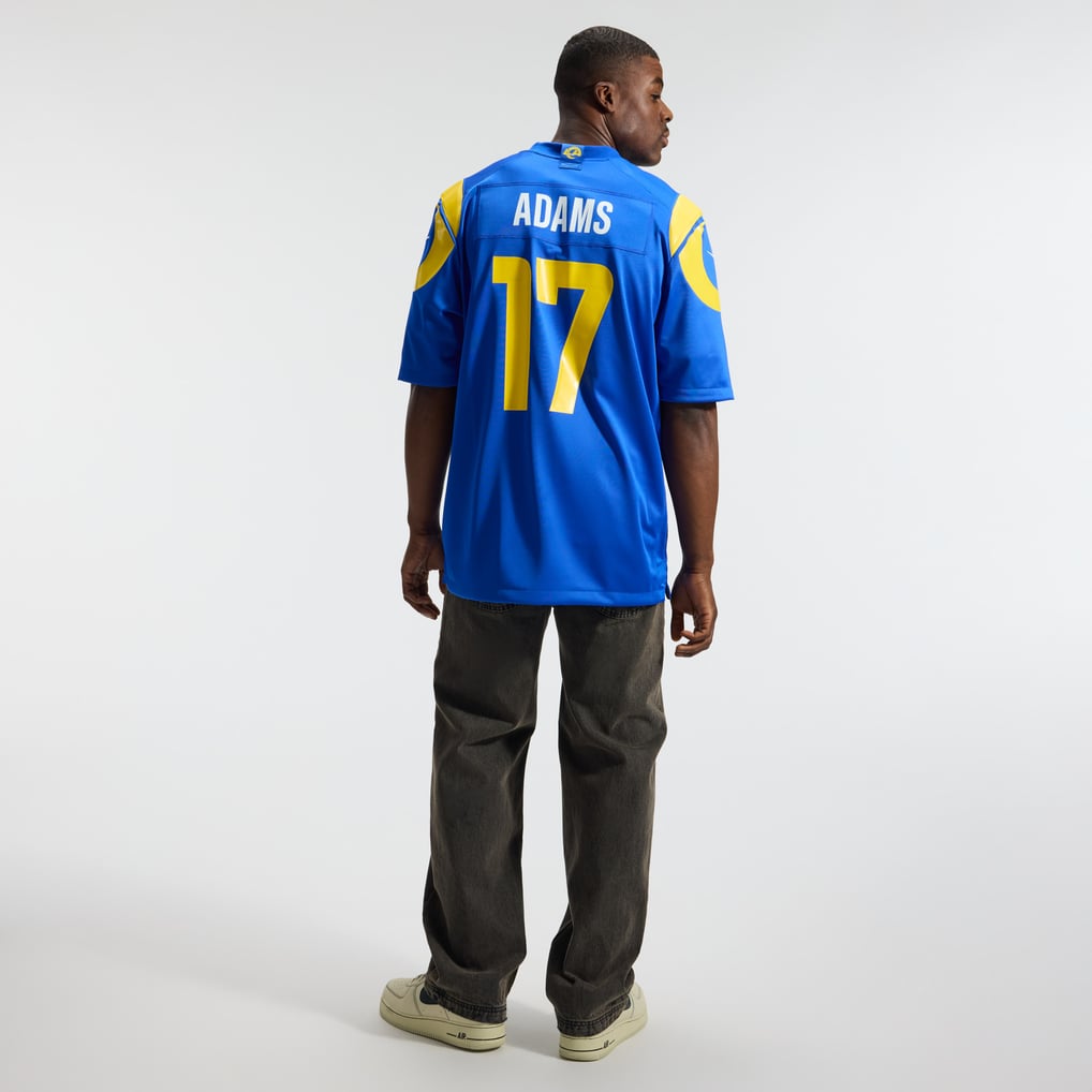 Men's Los Angeles Rams Davante Adams Nike Royal Team Game Player Jersey - Image 6