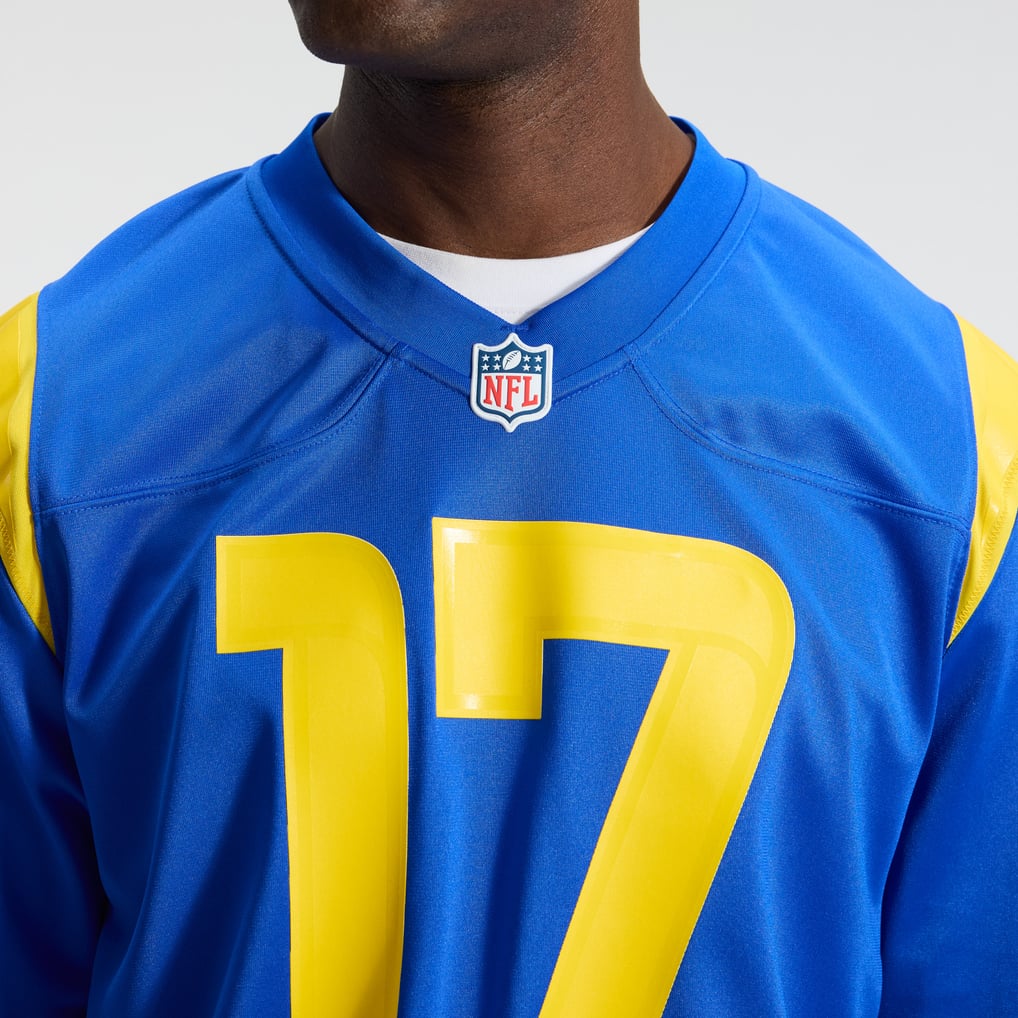 Men's Los Angeles Rams Davante Adams Nike Royal Team Game Player Jersey - Image 9