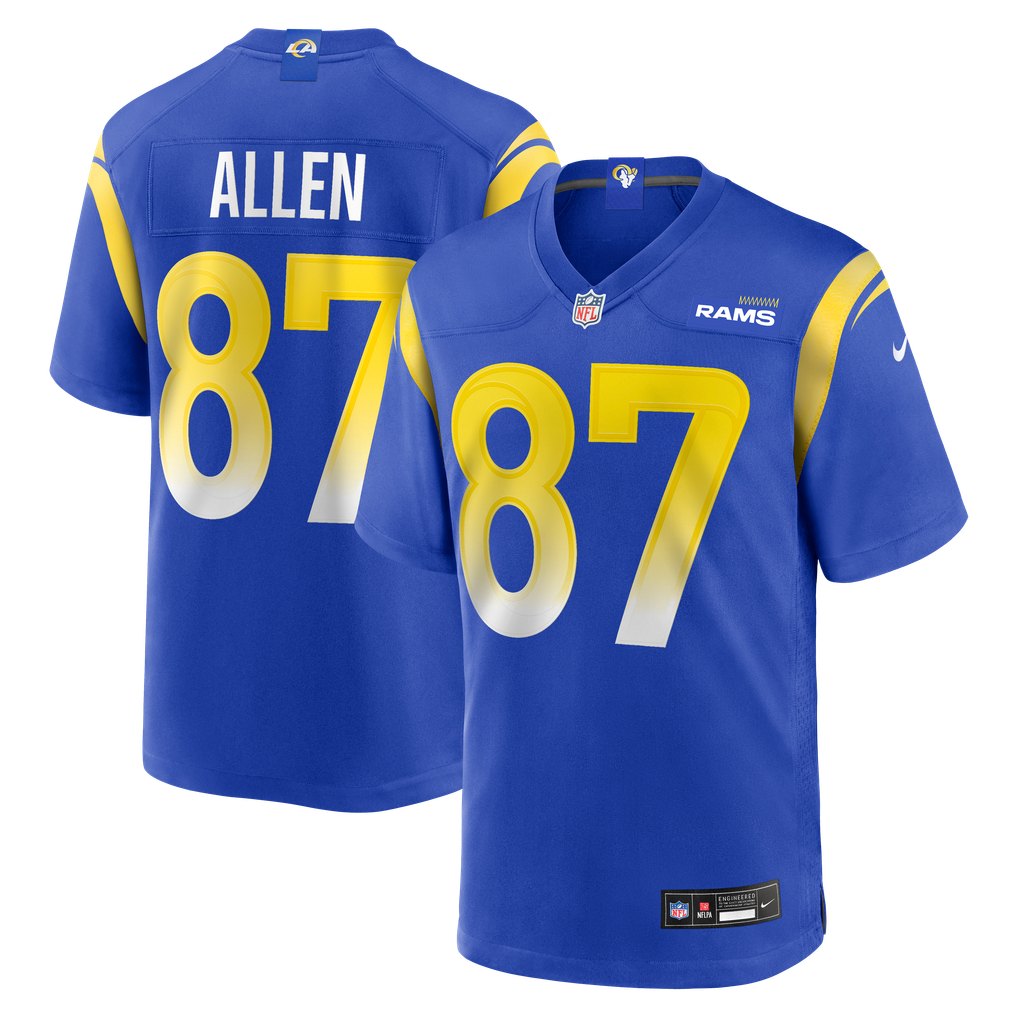 Men's Los Angeles Rams Davis Allen Nike Royal Home Game Jersey - Image 2