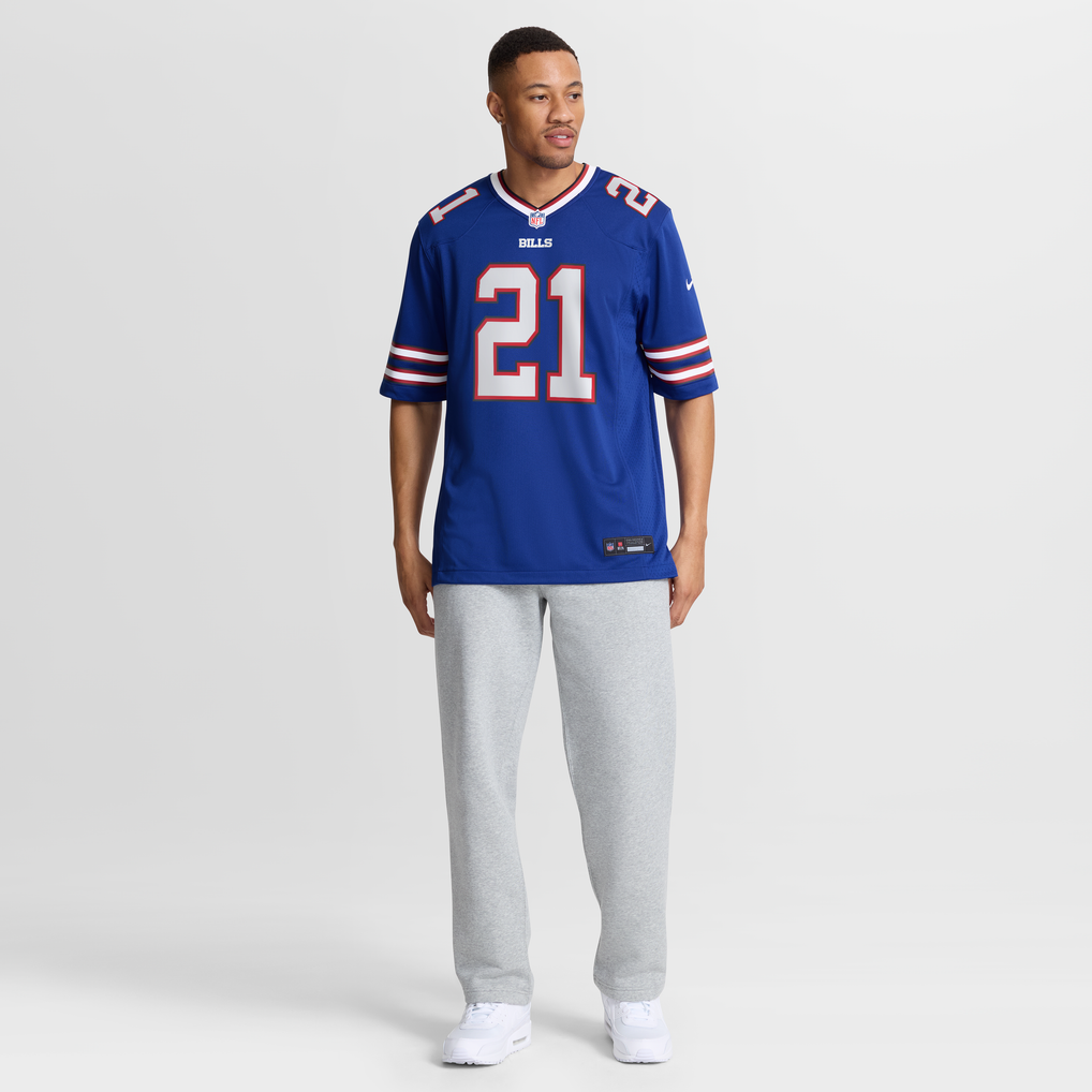 Men's Buffalo Bills Davison Igbinosun Nike Royal Team Game Jersey - Image 3