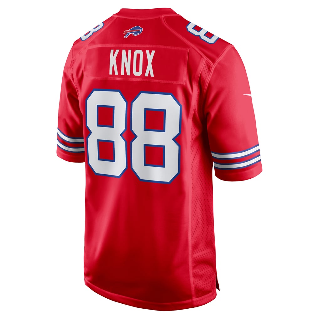 Men's Buffalo Bills Dawson Knox Nike Red Alternate Game Jersey - Image 4