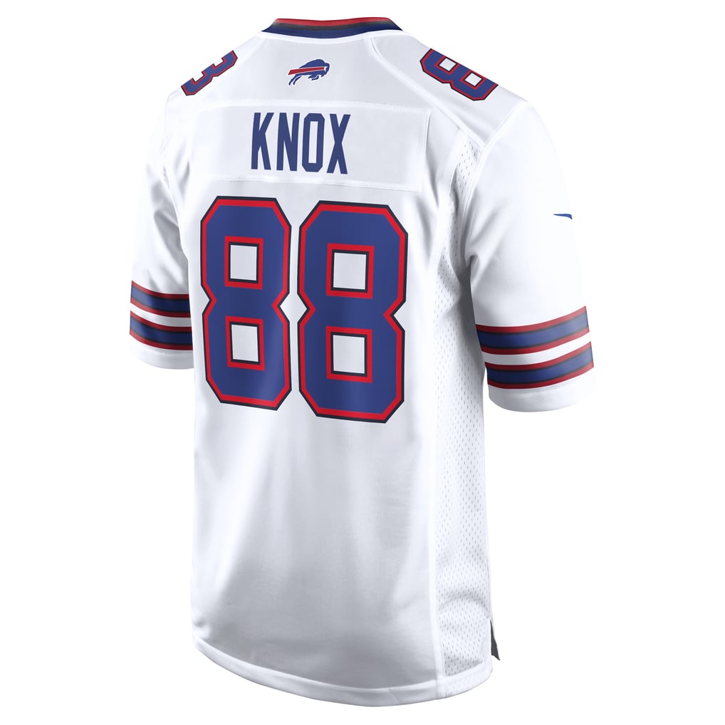 Men's Buffalo Bills Dawson Knox Nike White Away Game Player Jersey - Image 4
