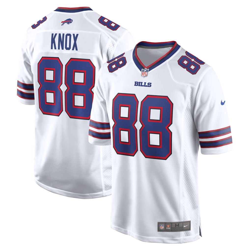 Men's Buffalo Bills Dawson Knox Nike White Away Game Player Jersey - Image 1