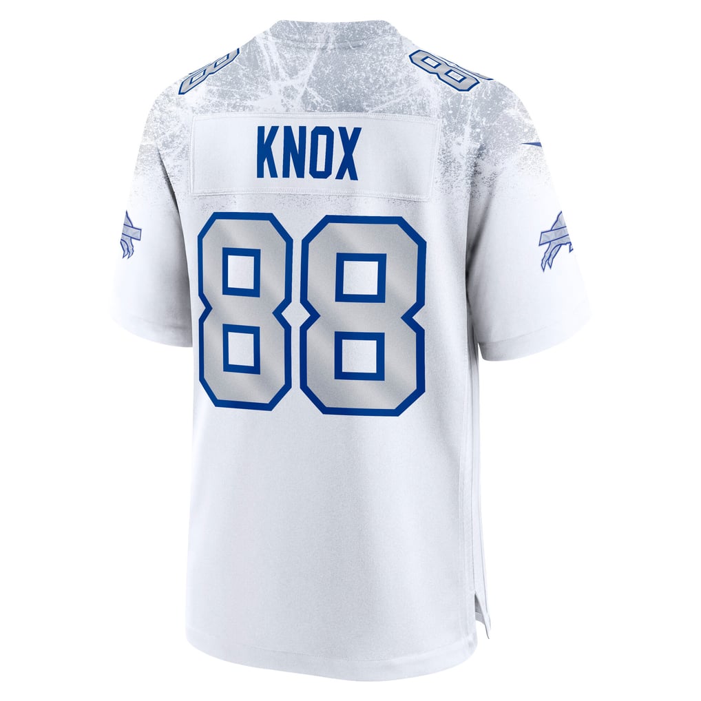 Men's Buffalo Bills Dawson Knox Nike White Rivalries Collection Game Jersey - Image 4