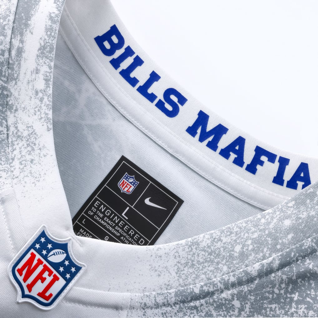 Men's Buffalo Bills Dawson Knox Nike White Rivalries Collection Game Jersey - Image 5