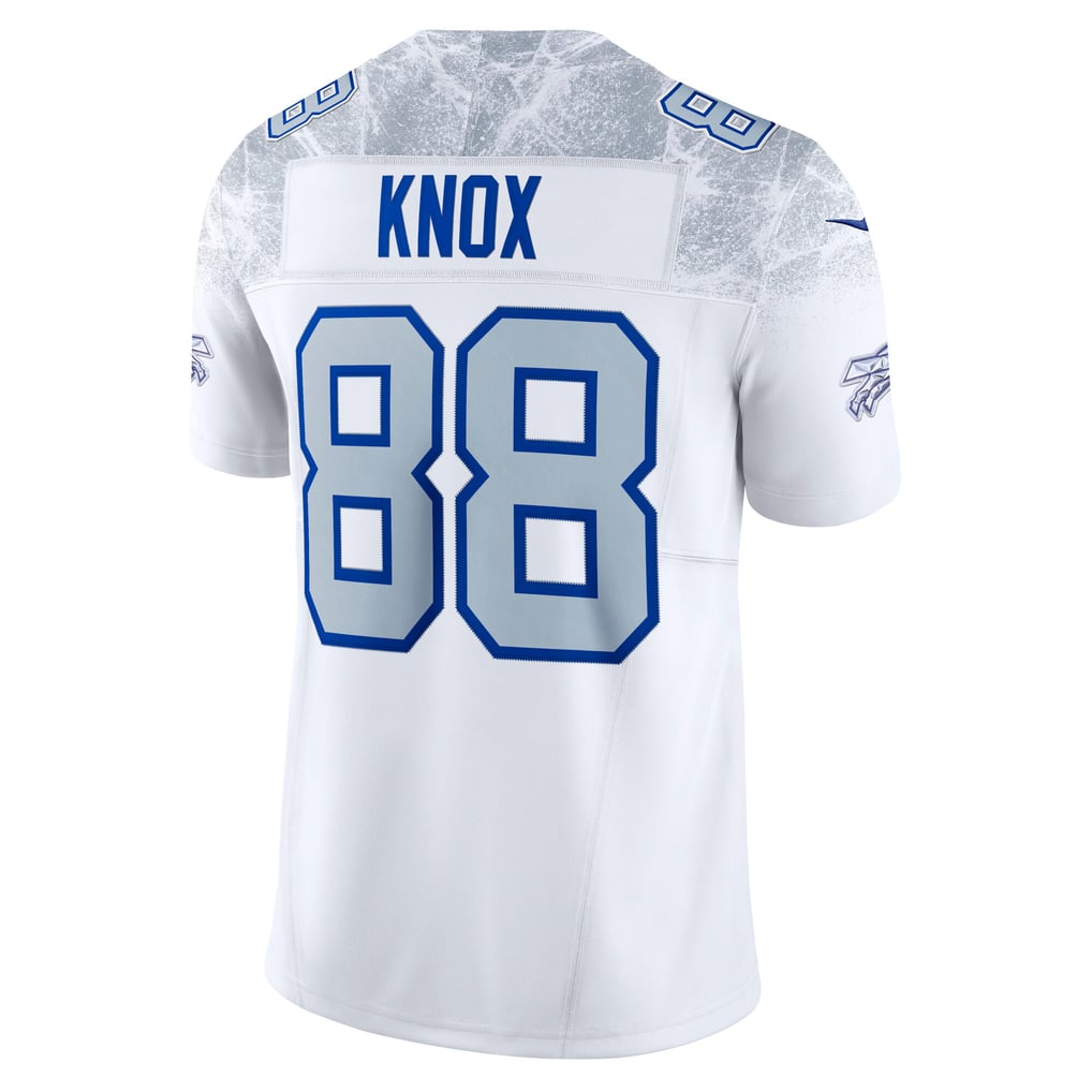 Men's Buffalo Bills Dawson Knox Nike White Rivalries Collection Stitched Limited Jersey - Image 4