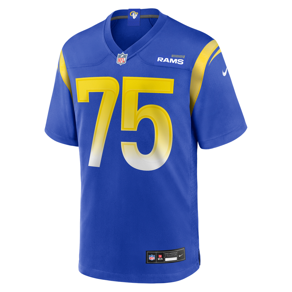 Men's Los Angeles Rams Deacon Jones Nike Royal Game Retired Player Jersey - Image 3