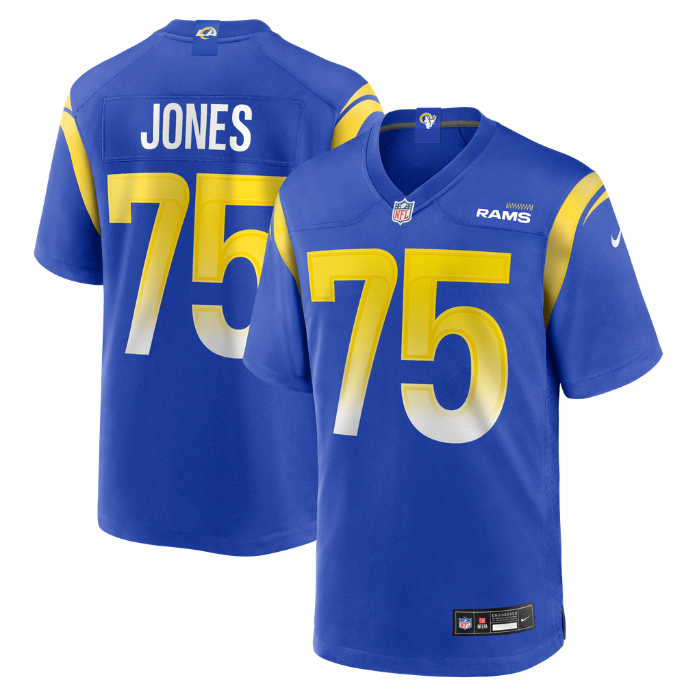 Men's Los Angeles Rams Deacon Jones Nike Royal Game Retired Player Jersey - Image 1