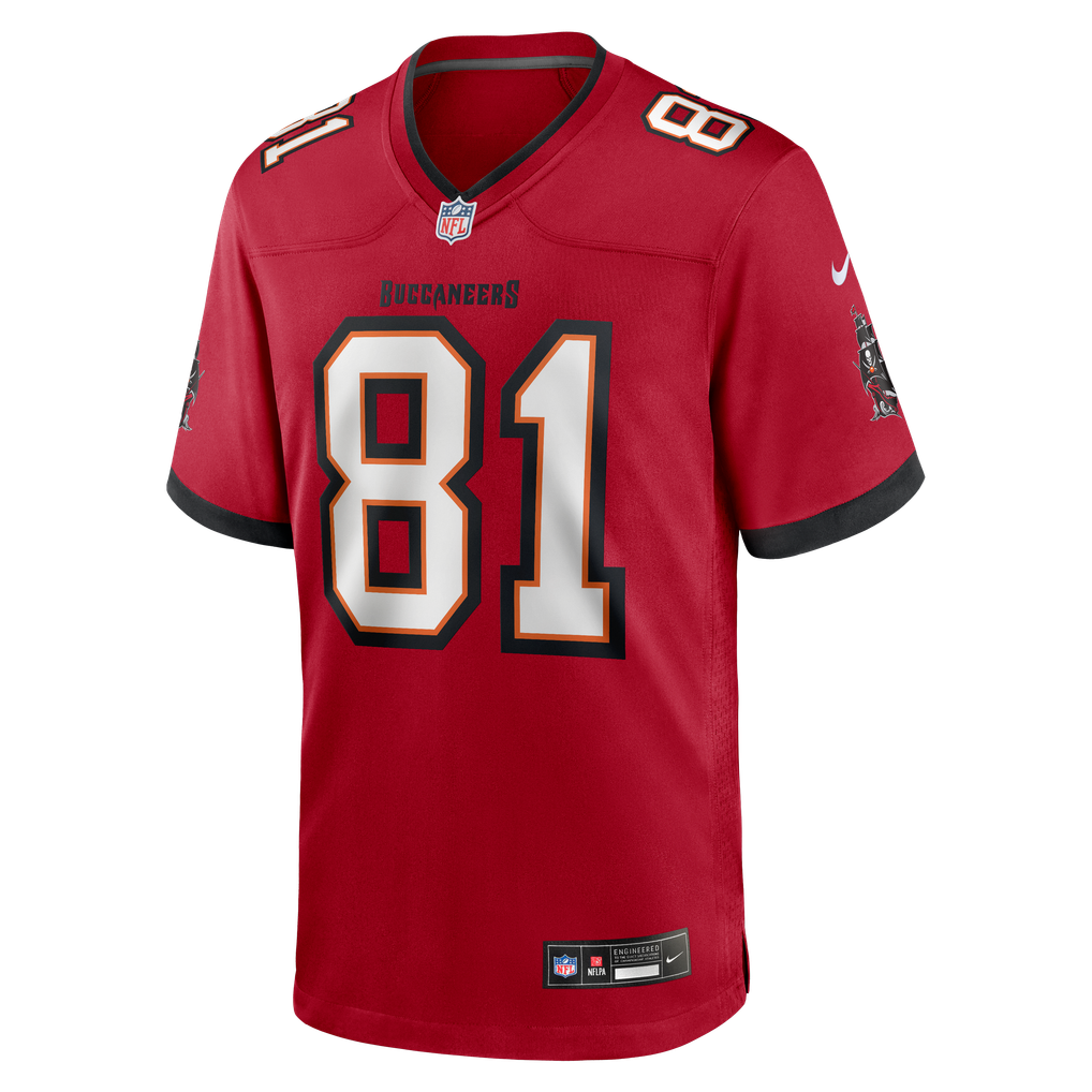 Men's Tampa Bay Buccaneers Dean Patterson IV Nike Red Team Game Jersey - Image 5