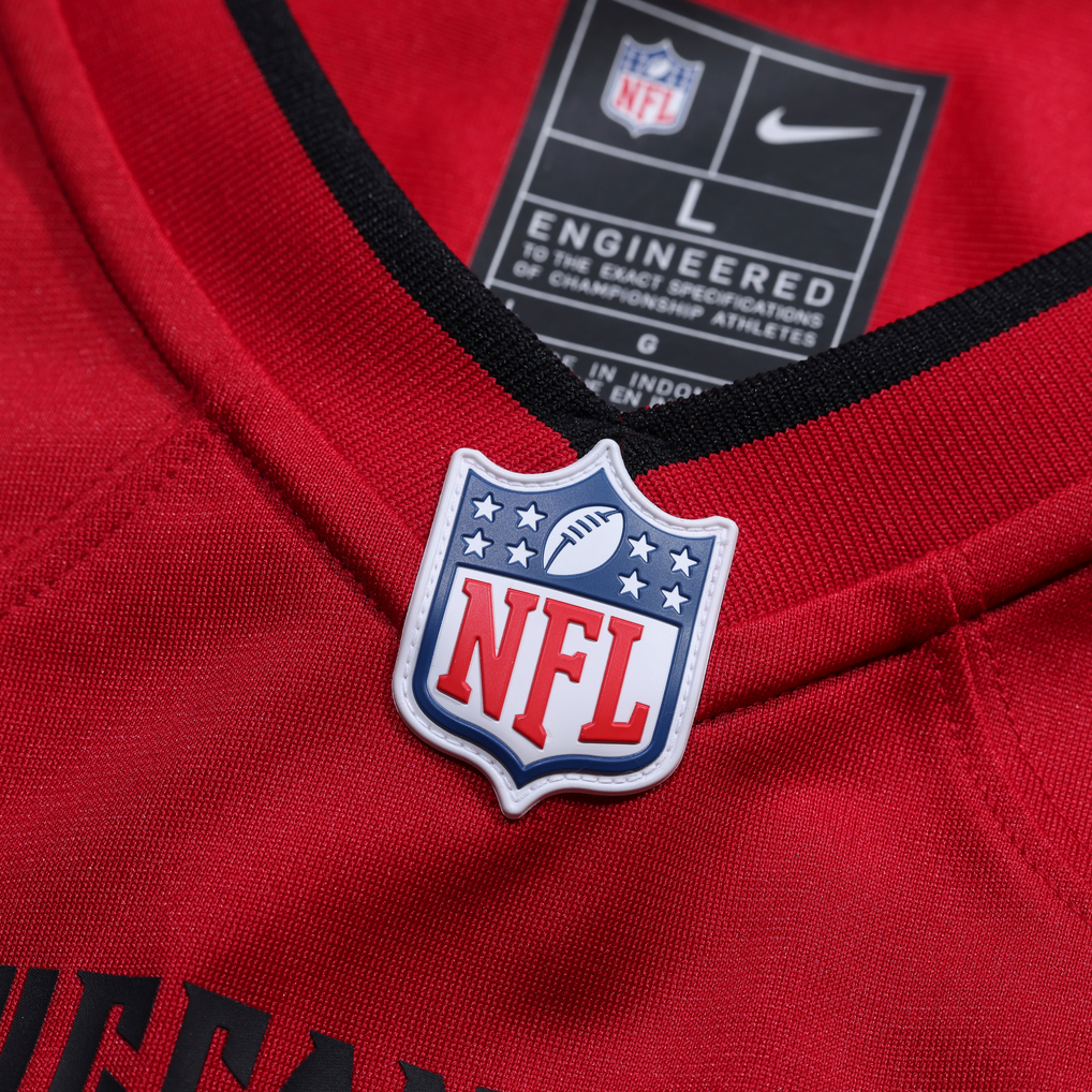 Men's Tampa Bay Buccaneers Dean Patterson IV Nike Red Team Game Jersey - Image 7