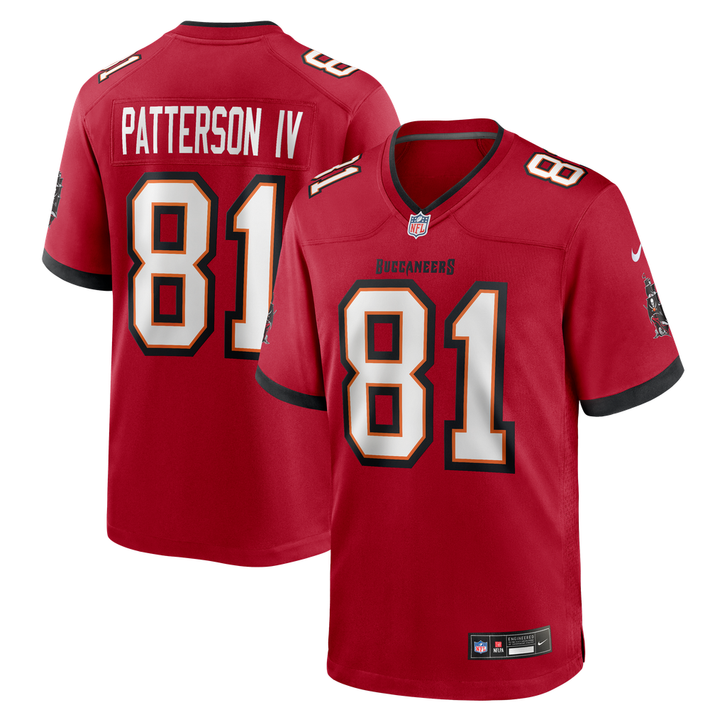 Men's Tampa Bay Buccaneers Dean Patterson IV Nike Red Team Game Jersey - Image 1
