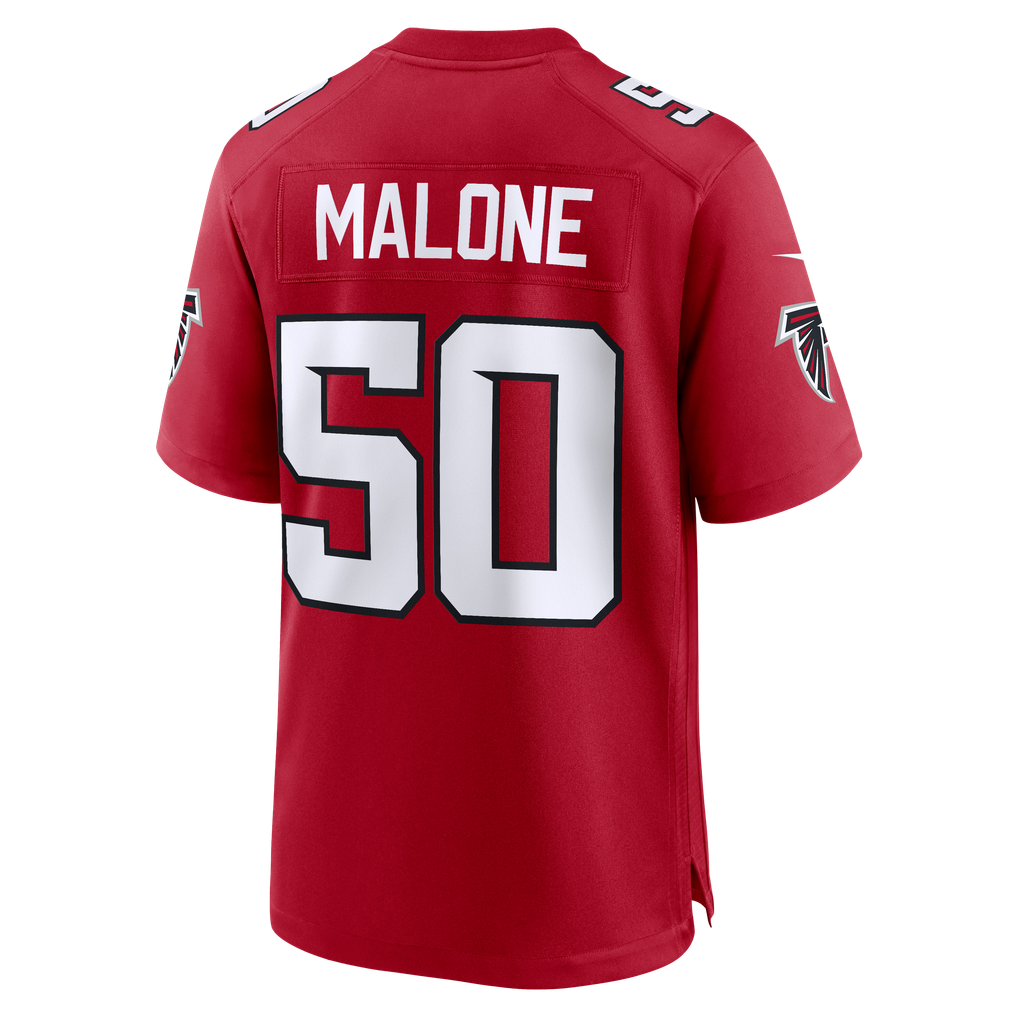 Men's Atlanta Falcons Deangelo Malone Nike Red Team Game Jersey