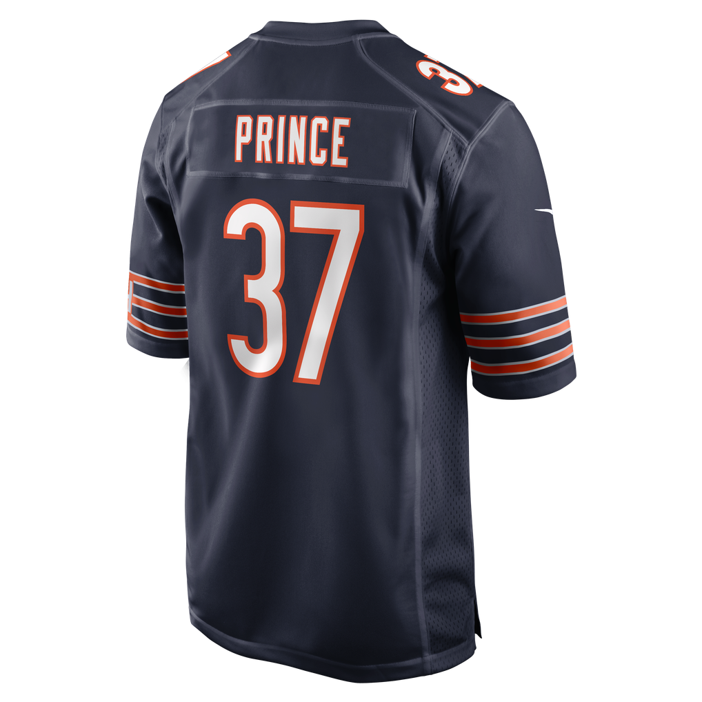 Men's Chicago Bears Deantre Prince Nike Navy Team Game Jersey - Image 6