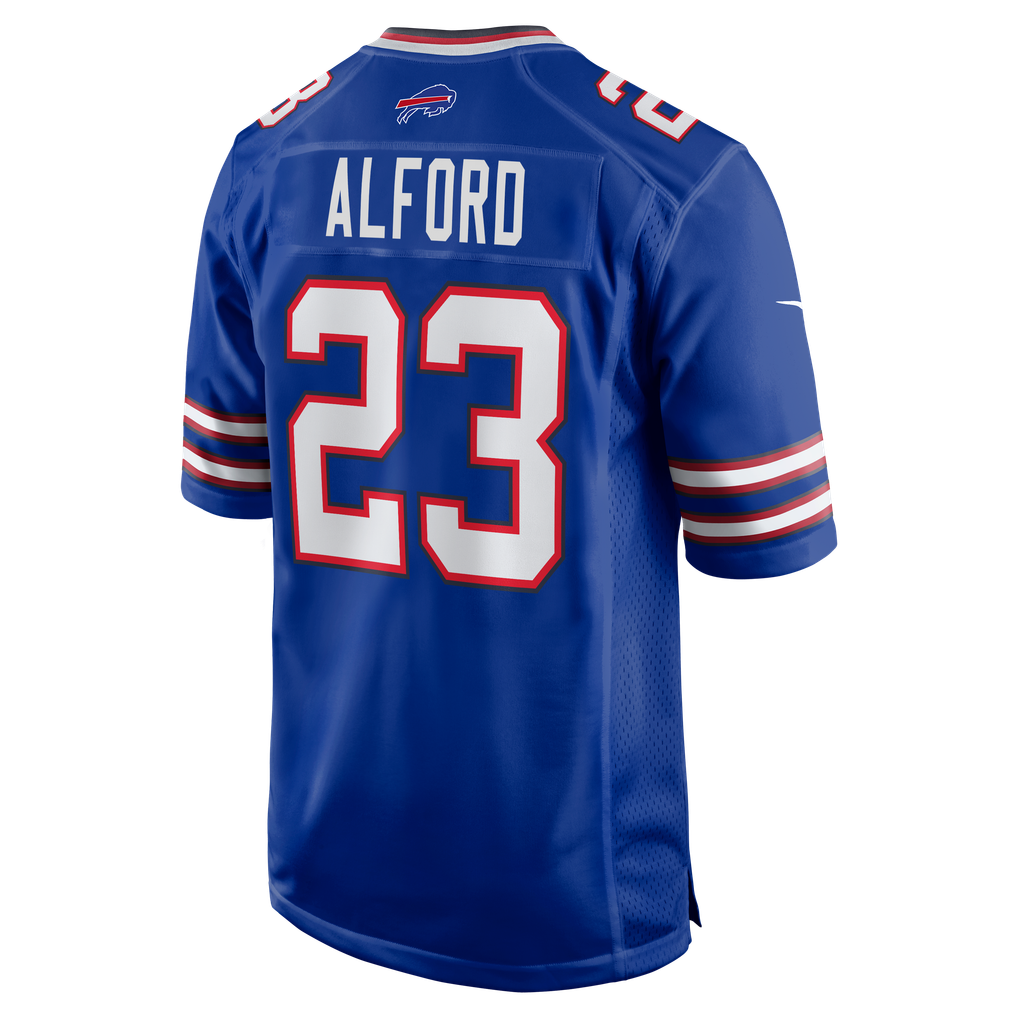 Men's Buffalo Bills Dee Alford Nike  Royal Team Game Jersey - Image 4