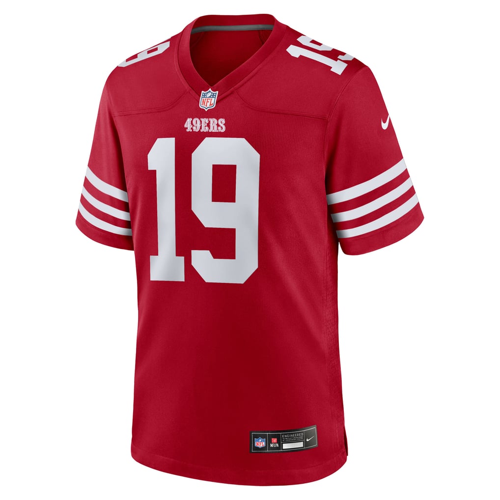 Men's San Francisco 49ers Deebo Samuel Sr Nike Scarlet Team Game Jersey - Image 5