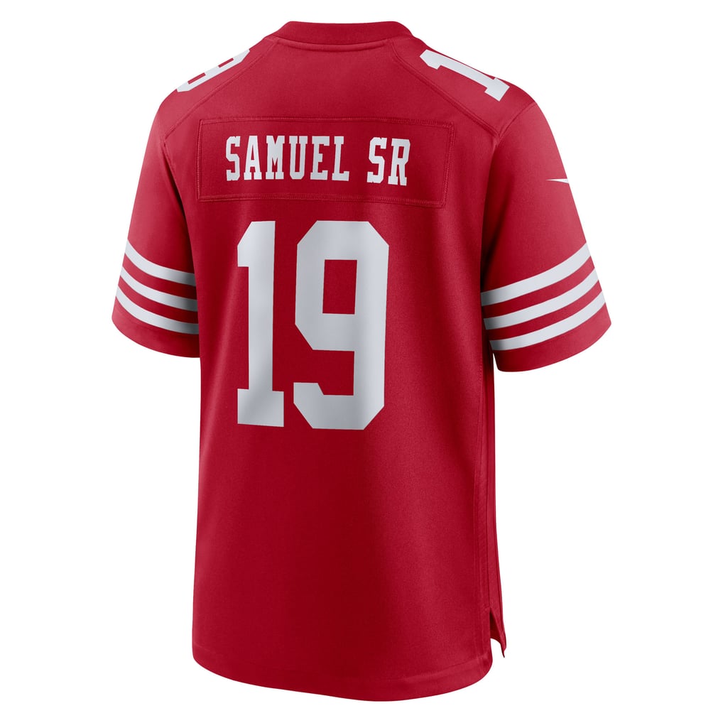 Men's San Francisco 49ers Deebo Samuel Sr Nike Scarlet Team Game Jersey - Image 6