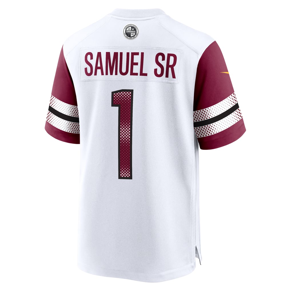 Men's Washington Commanders Deebo Samuel Sr Nike White Game Player Jersey - Image 4