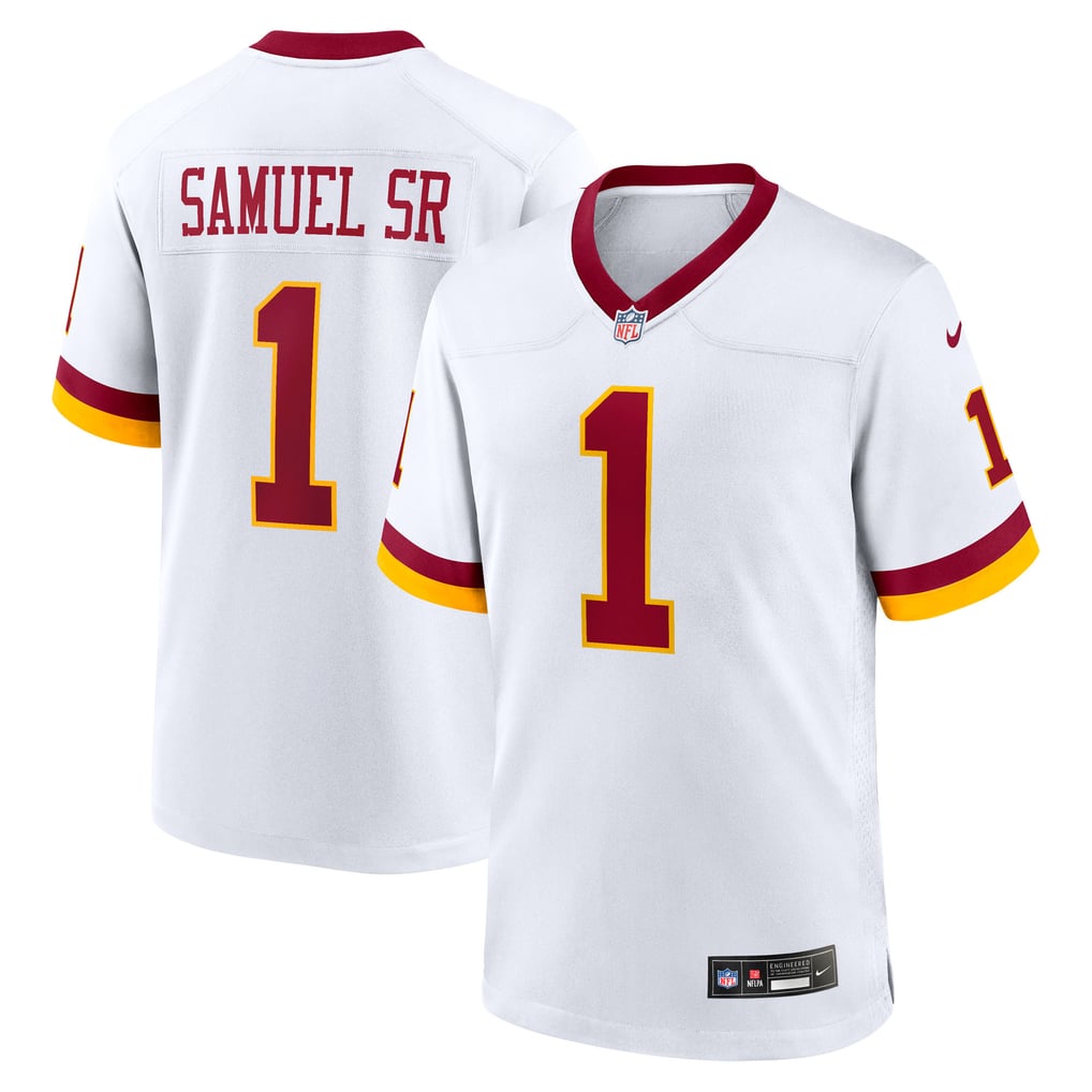 Men's Washington Commanders Deebo Samuel Sr Nike White Game Super Bowl Era Jersey - Image 2