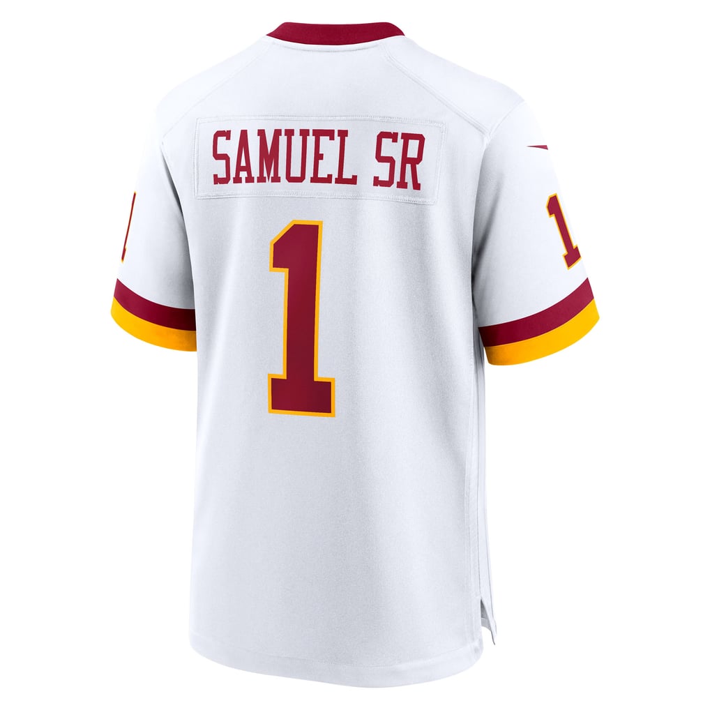 Men's Washington Commanders Deebo Samuel Sr Nike White Game Super Bowl Era Jersey - Image 4