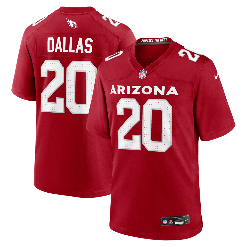 Men's Arizona Cardinals DeeJay Dallas Nike  Cardinal Team Game Jersey - Image 2