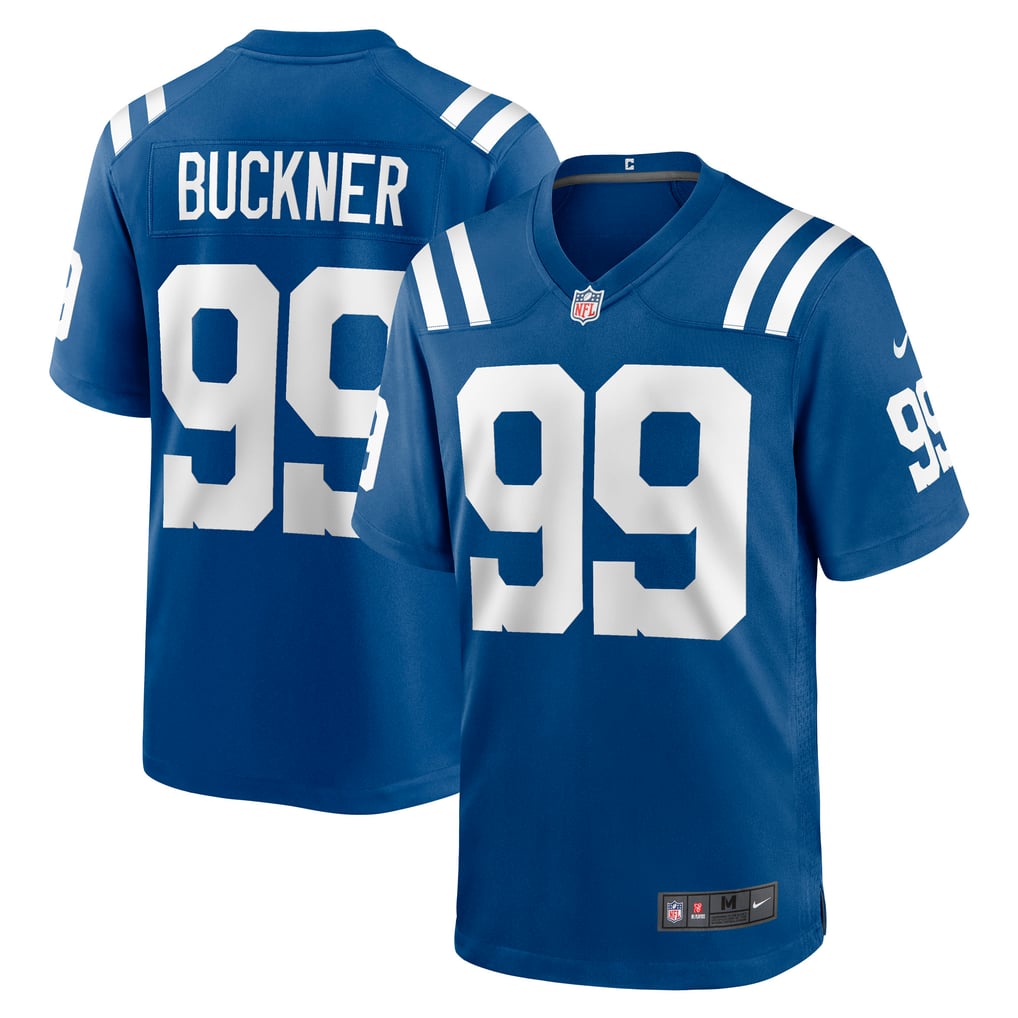 Men's Indianapolis Colts DeForest Buckner Nike Royal Game Jersey - Image 1