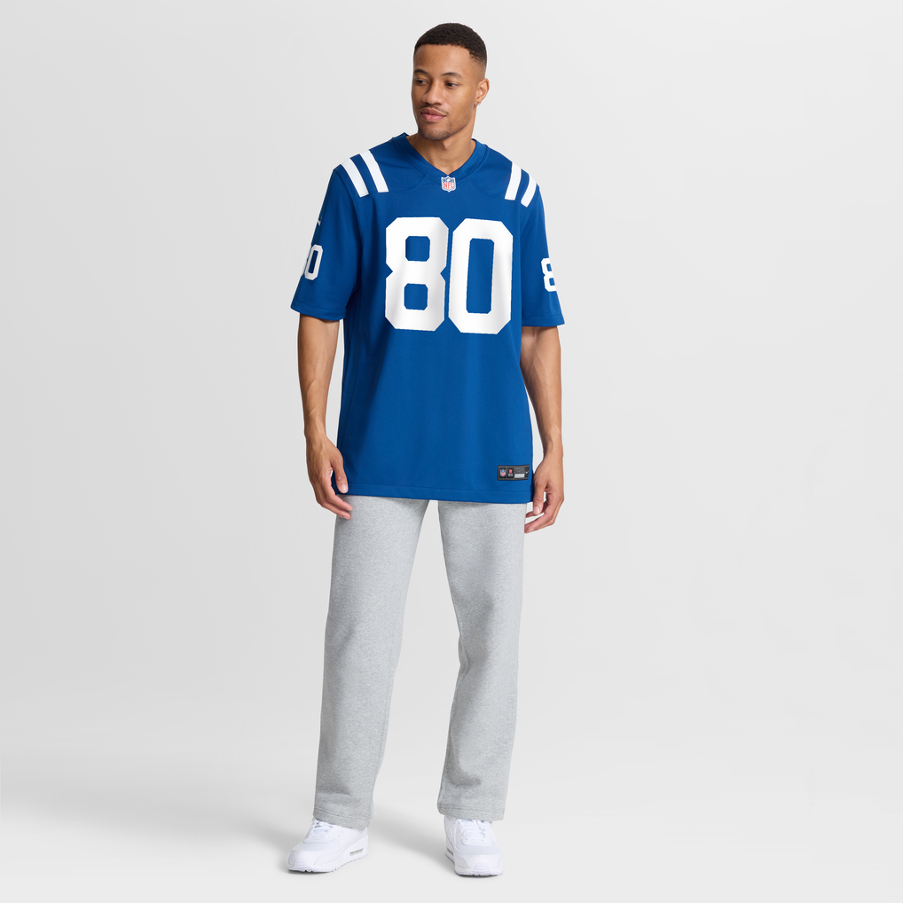 Men's Indianapolis Colts Deion Burks Nike Royal Team Game Jersey - Image 3