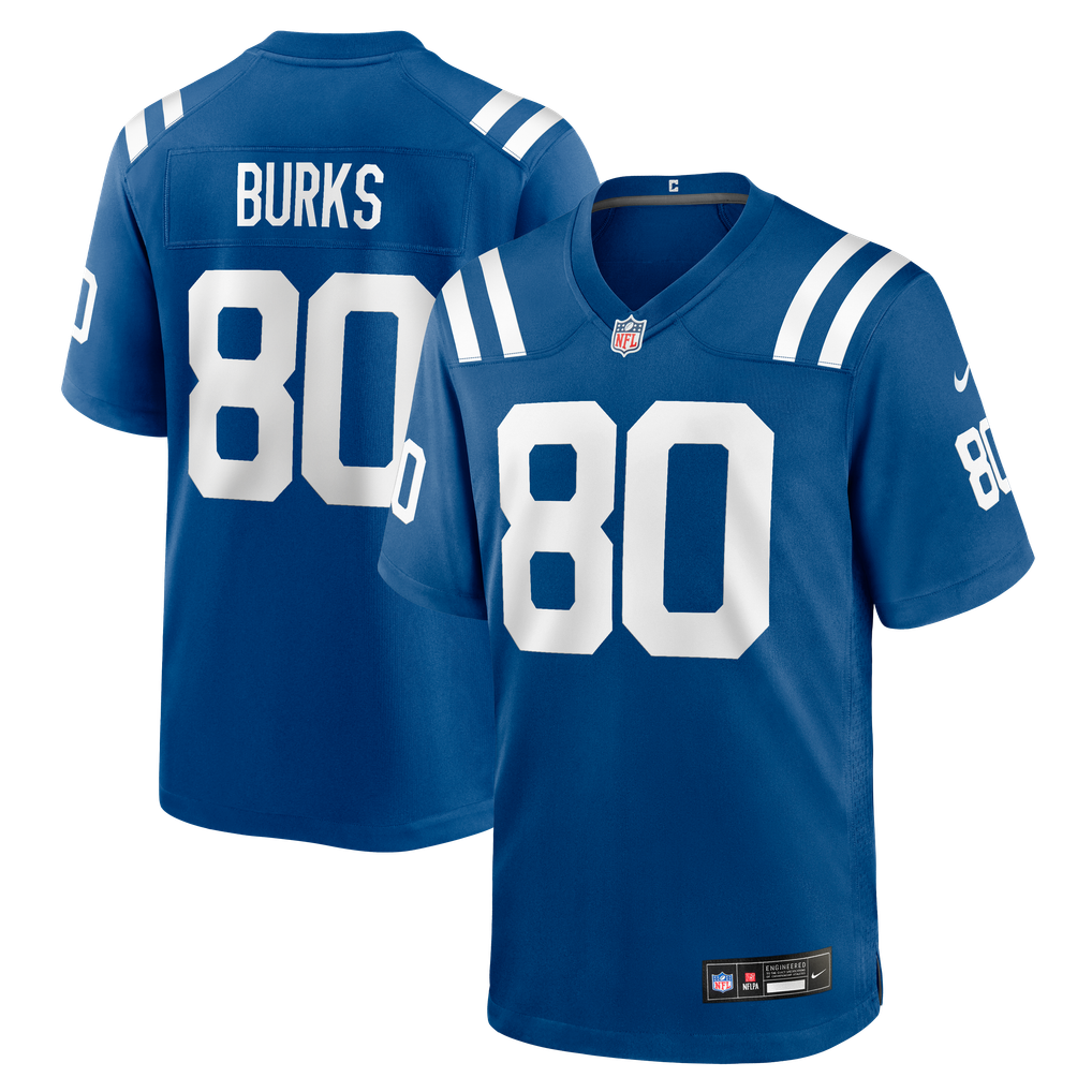 Men's Indianapolis Colts Deion Burks Nike Royal Team Game Jersey - Image 1