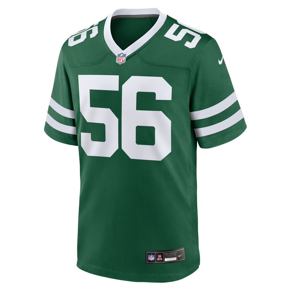 Men's New York Jets Demario Davis Nike Legacy Green Team Game Jersey - Image 3