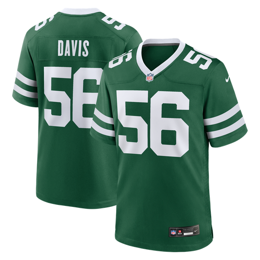 Men's New York Jets Demario Davis Nike Legacy Green Team Game Jersey - Image 1