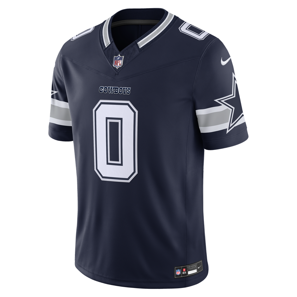 Men's Dallas Cowboys DeMarvion Overshown Nike Navy Team Vapor F.U.S.E. Stitched Limited Jersey - Image 3