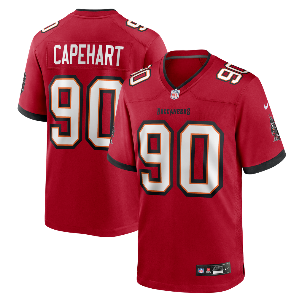 Men's Tampa Bay Buccaneers DeMonte Capehart Nike Red Team Game Jersey - Image 1