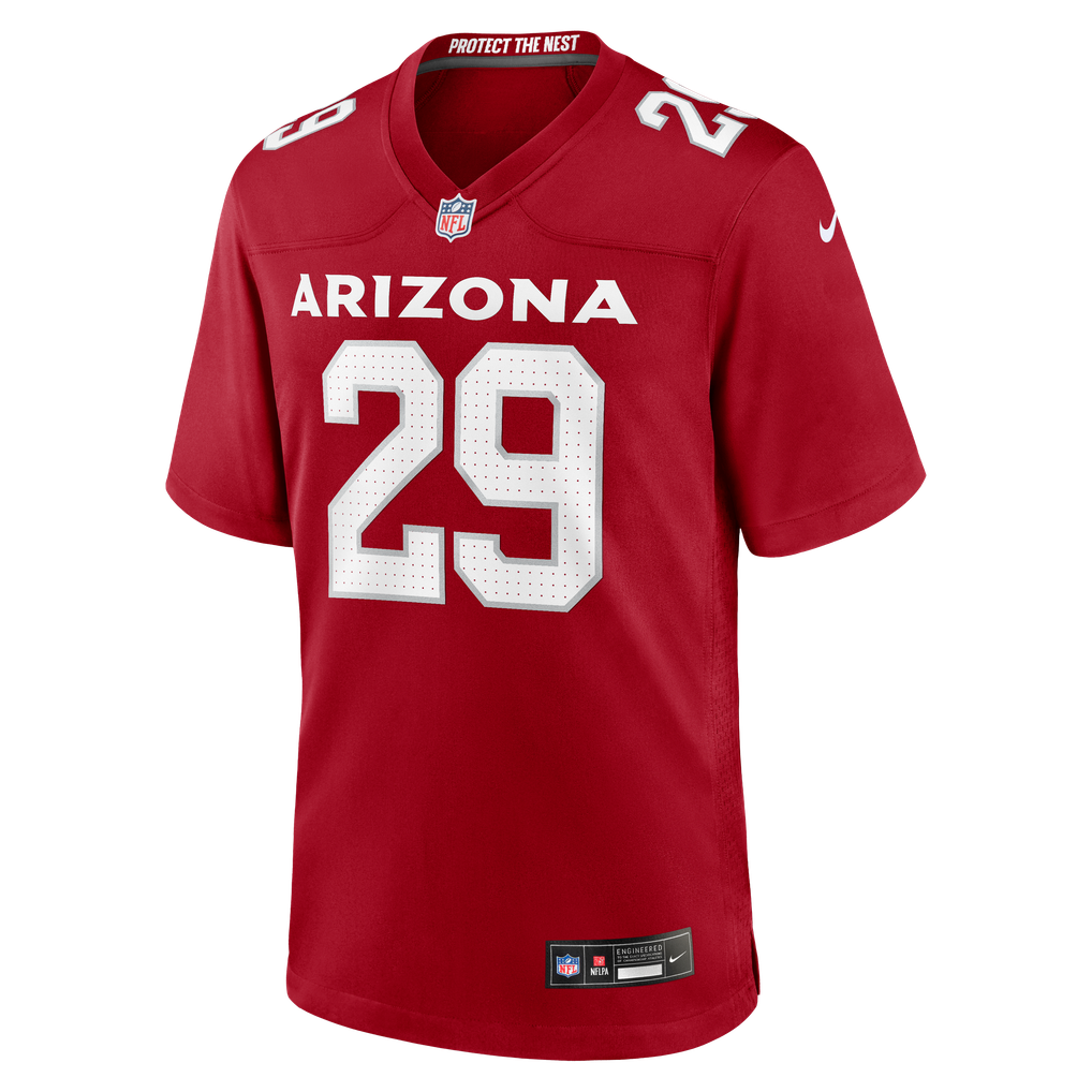 Men's Arizona Cardinals Denzel Burke Nike  Cardinal Team Game Jersey - Image 3