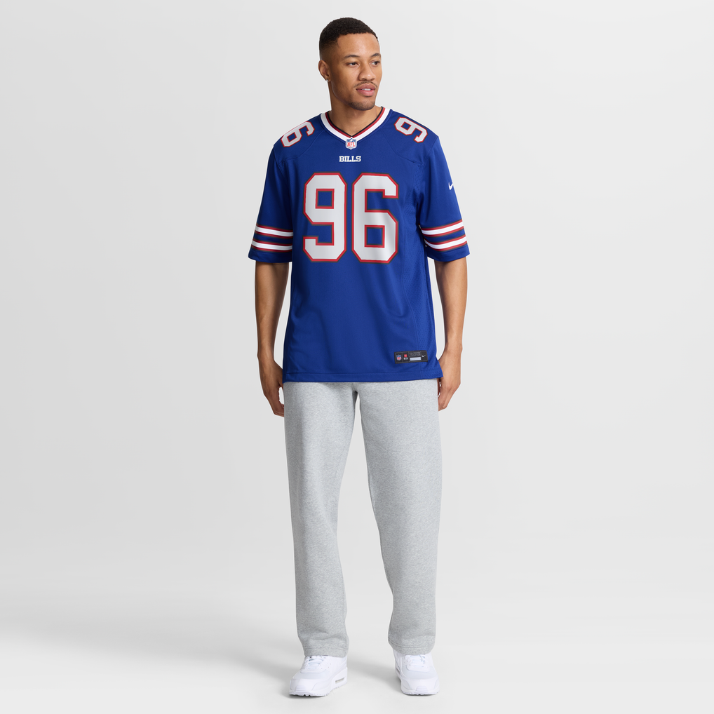 Men's Buffalo Bills Deone Walker Nike  Royal Team Game Jersey - Image 8