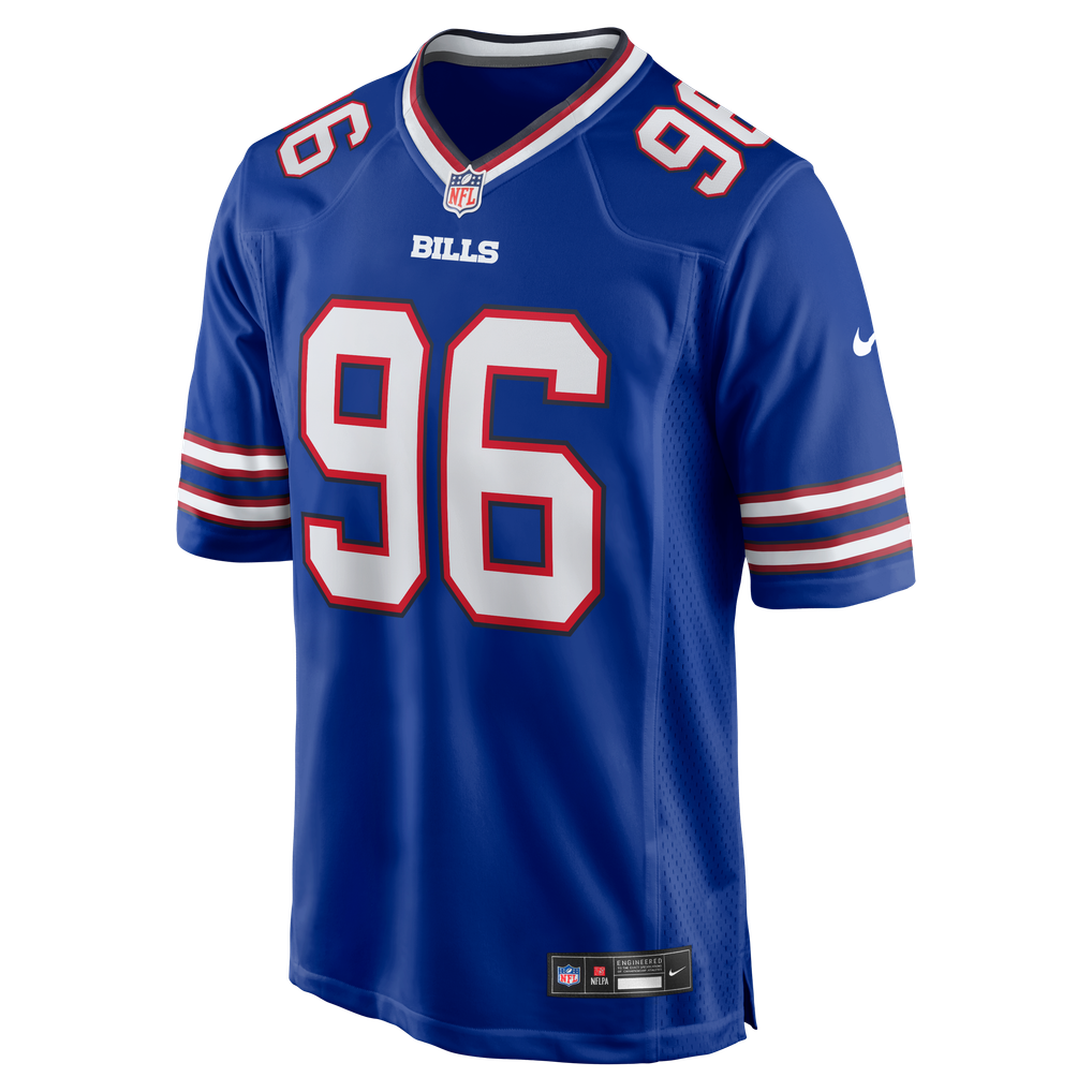 Men's Buffalo Bills Deone Walker Nike  Royal Team Game Jersey - Image 3