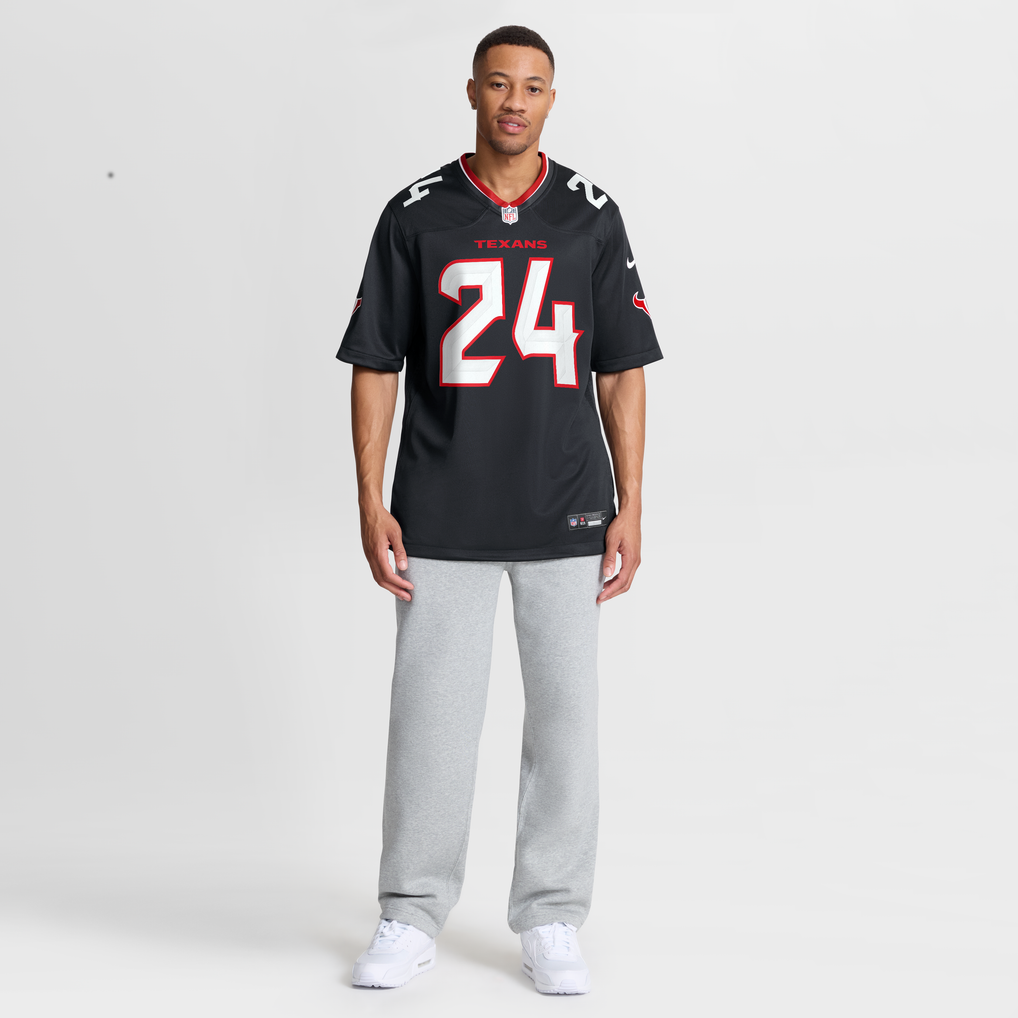 Men's Houston Texans Derek Stingley Jr. Nike Navy Game Jersey - Image 8