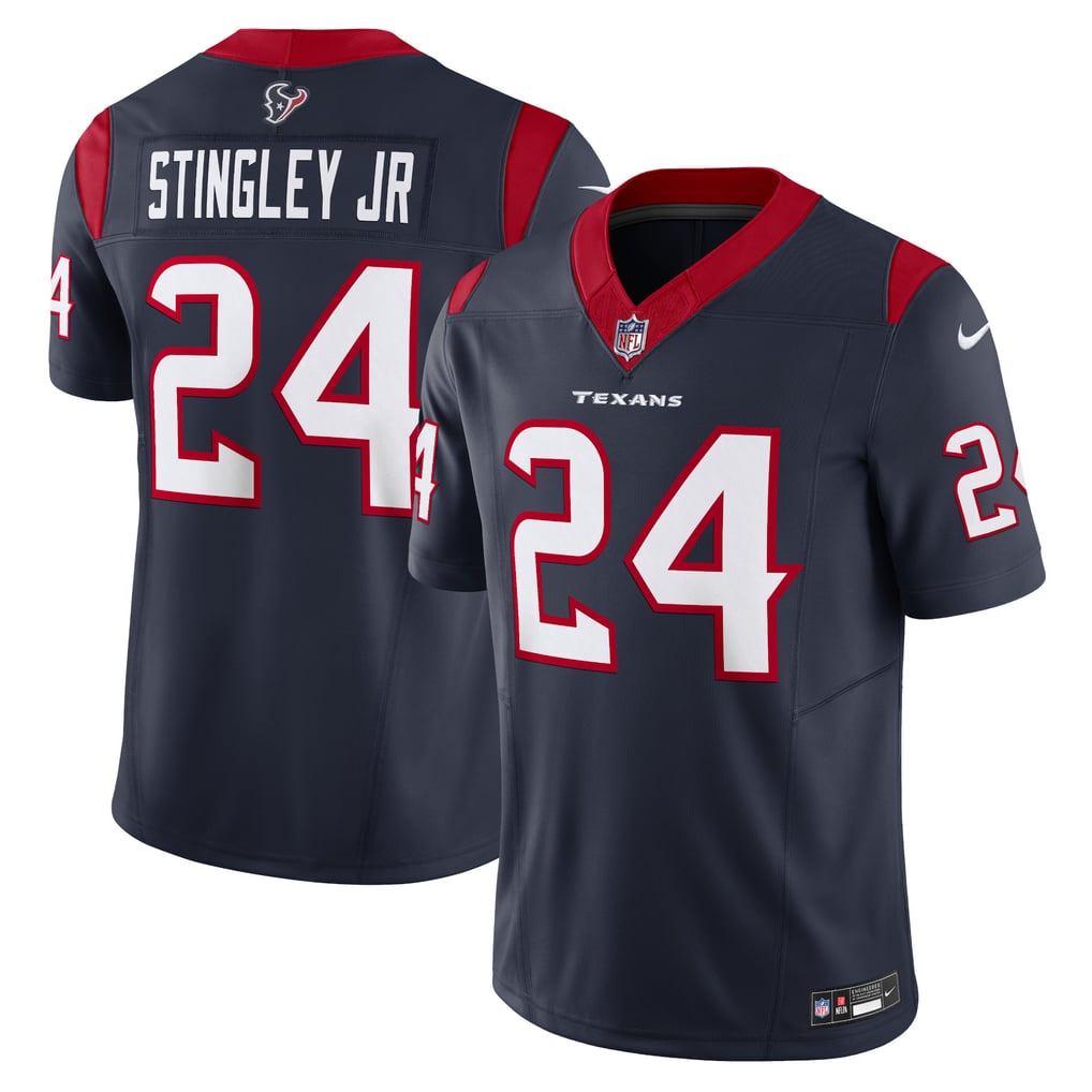 Men's Houston Texans Derek Stingley Jr. Nike Navy Vapor F.U.S.E. Limited Jersey - Image 2