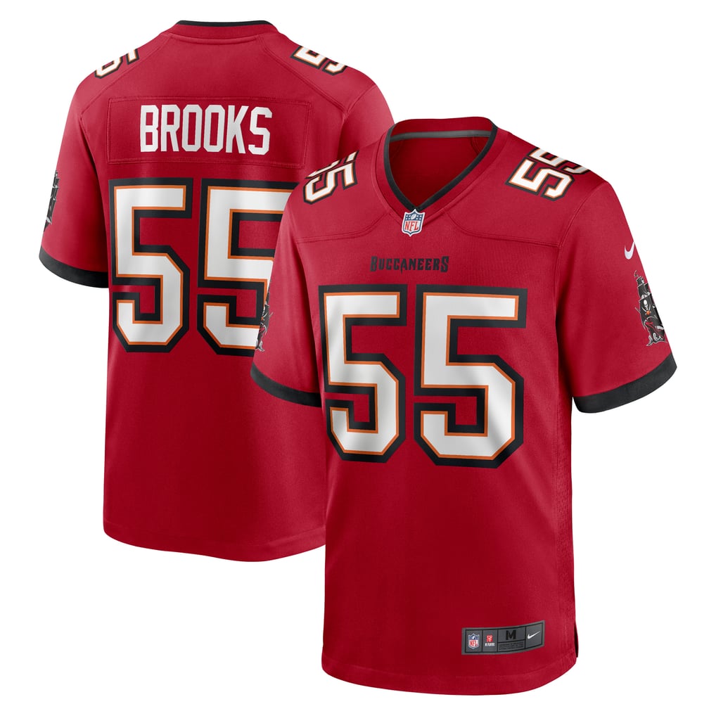 Men's Tampa Bay Buccaneers Derrick Brooks Nike Red Retired Player Game Jersey - Image 2