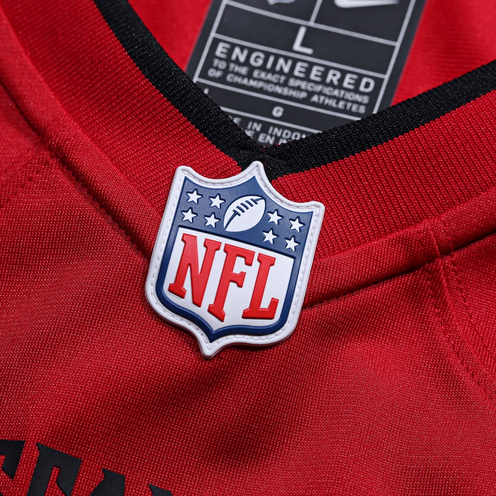 Men's Tampa Bay Buccaneers Derrick Brooks Nike Red Retired Player Game Jersey - Image 5