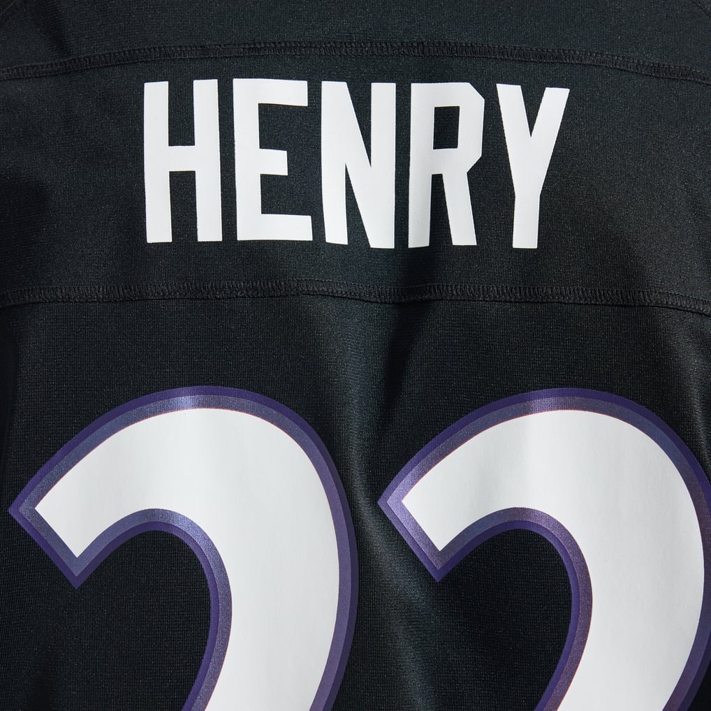 Men's Baltimore Ravens Derrick Henry Nike Black Alternate Game Jersey