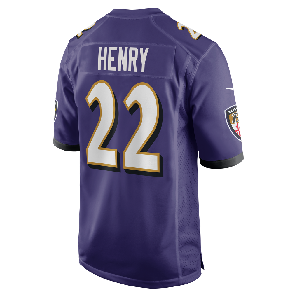 Men's Baltimore Ravens Derrick Henry Nike Purple Game Player Jersey