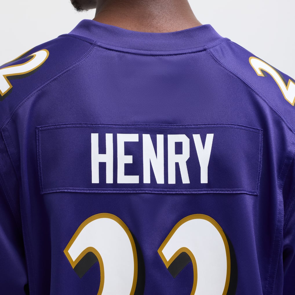 Men's Baltimore Ravens Derrick Henry Nike Purple Game Player Jersey