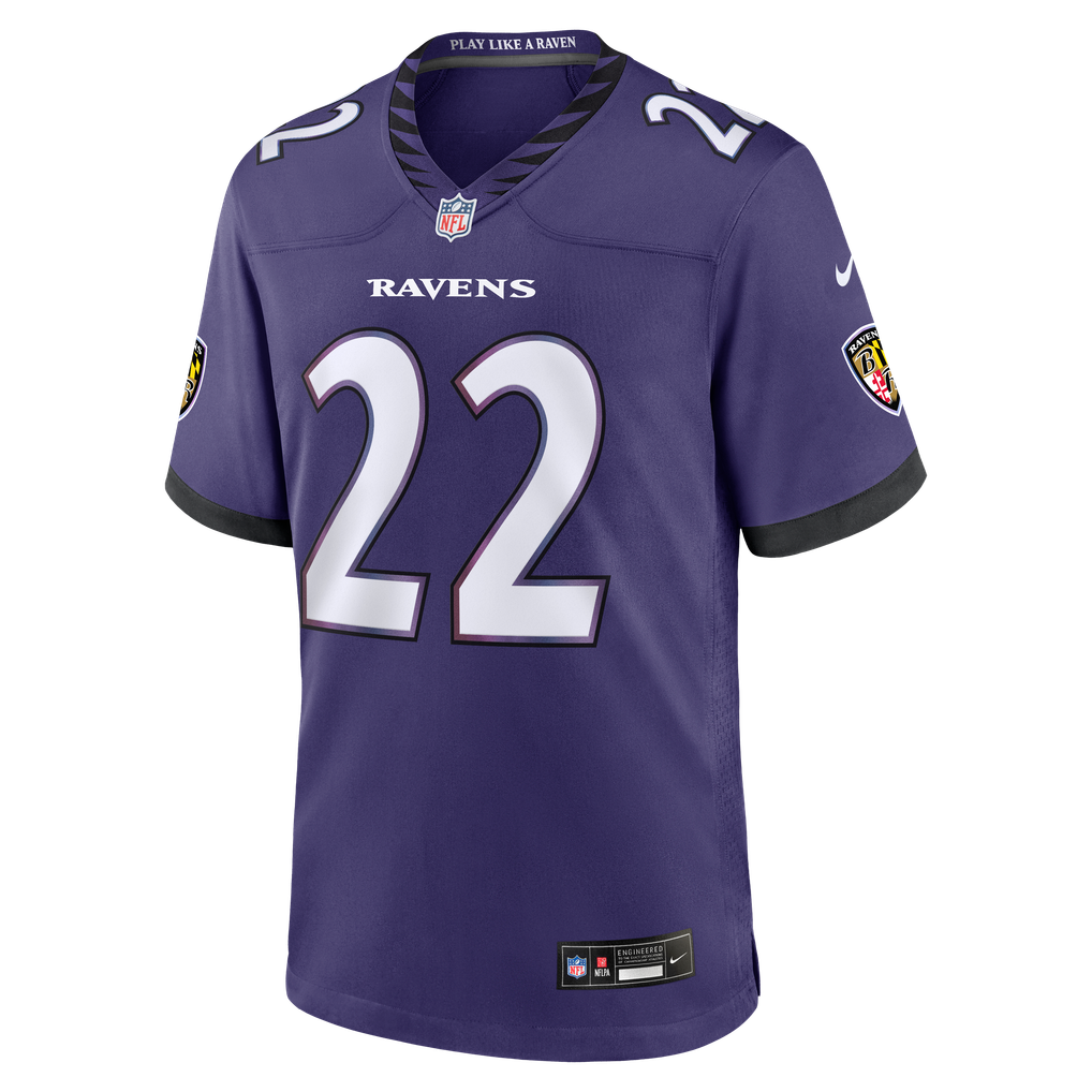 Men's Baltimore Ravens Derrick Henry Nike Purple Team Game Jersey