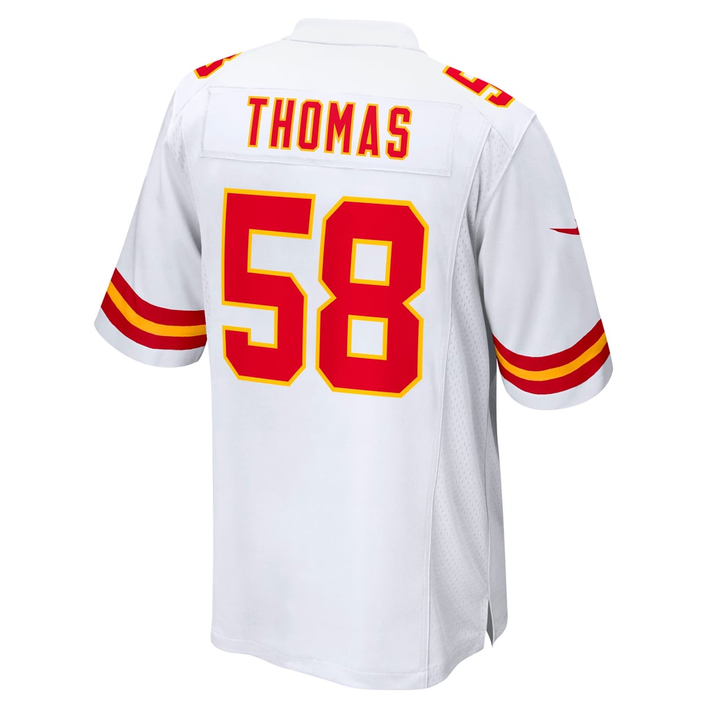 Men's Kansas City Chiefs Derrick Thomas Nike White Retired Player Game Jersey - Image 4