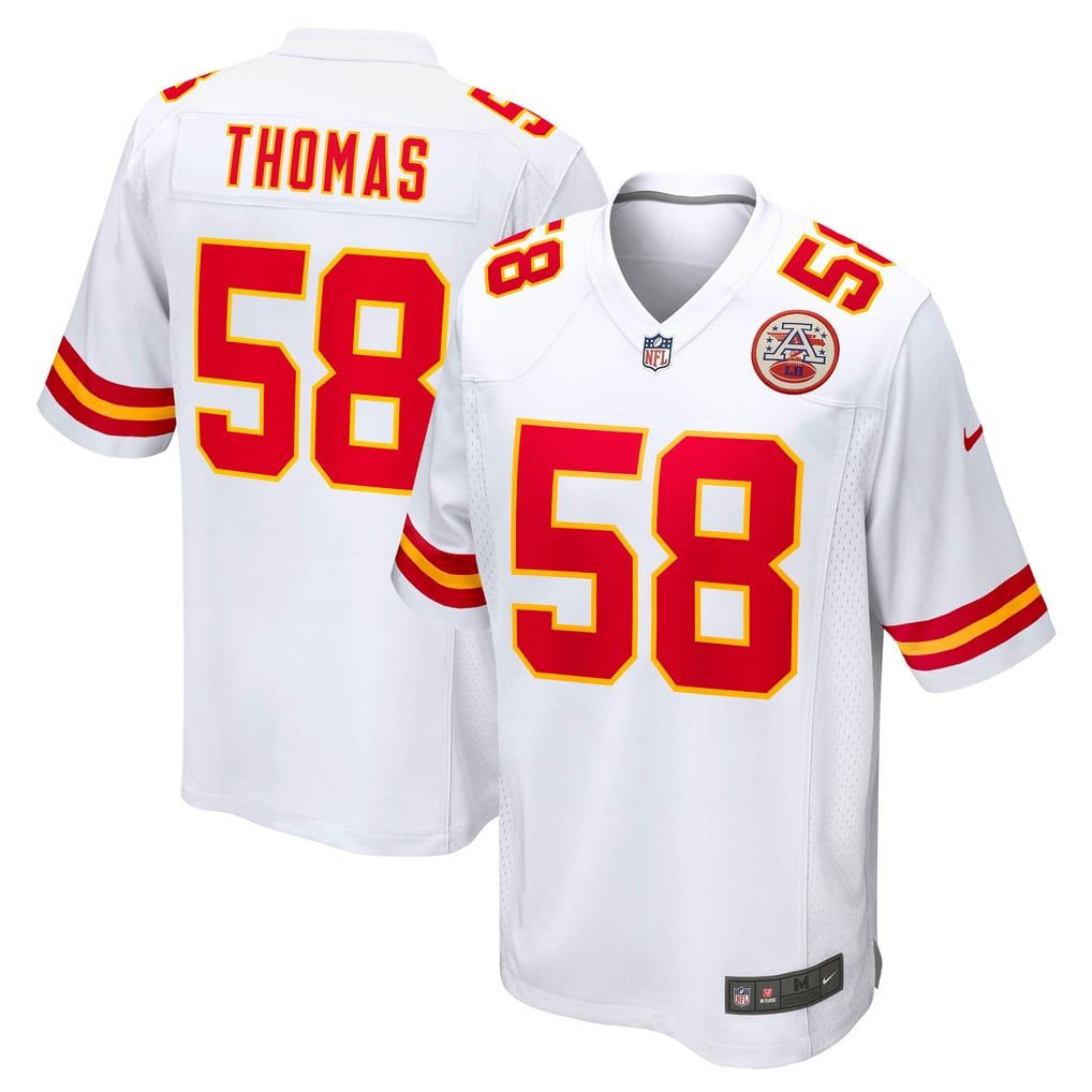 Men's Kansas City Chiefs Derrick Thomas Nike White Retired Player Game Jersey - Image 1