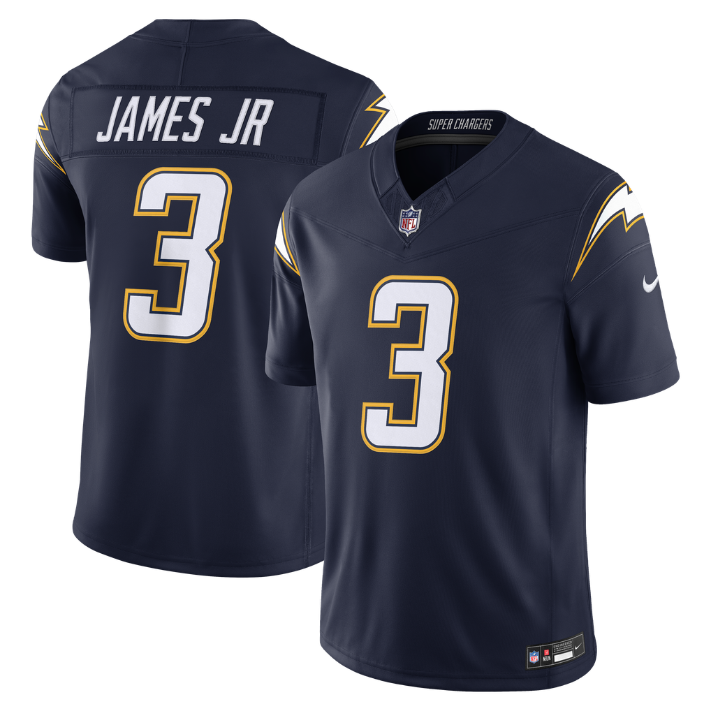 Men's Los Angeles Chargers Derwin James Jr. Nike Navy Alternate Super Chargers Vapor F.U.S.E. Stitched Limited Jersey - Image 1