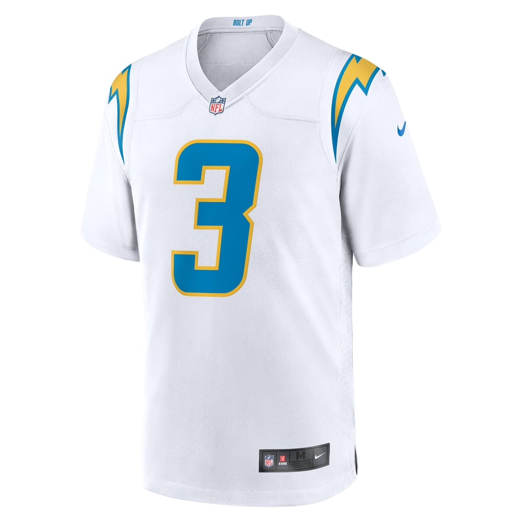 Men's Los Angeles Chargers Derwin James Jr. Nike White Game Jersey - Image 3