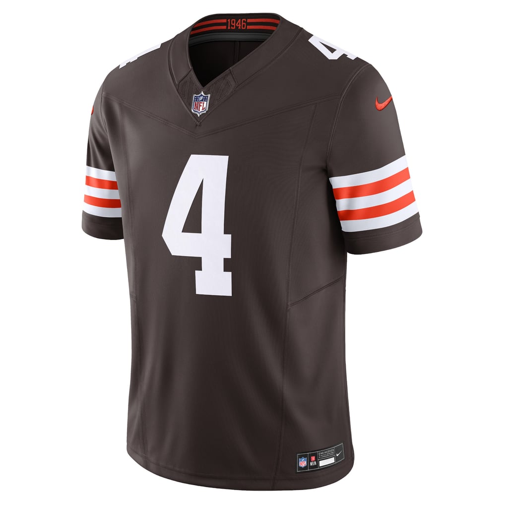 Men's Cleveland Browns Deshaun Watson Nike Brown Vapor F.U.S.E. Limited Jersey - Image 3
