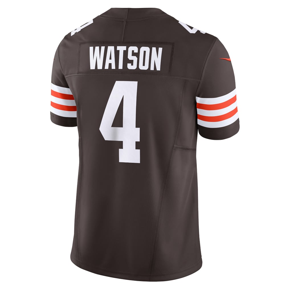 Men's Cleveland Browns Deshaun Watson Nike Brown Vapor F.U.S.E. Limited Jersey - Image 4