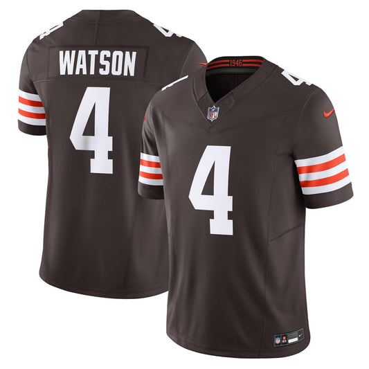 Men's Cleveland Browns Deshaun Watson Nike Brown Vapor F.U.S.E. Limited Jersey - Image 1