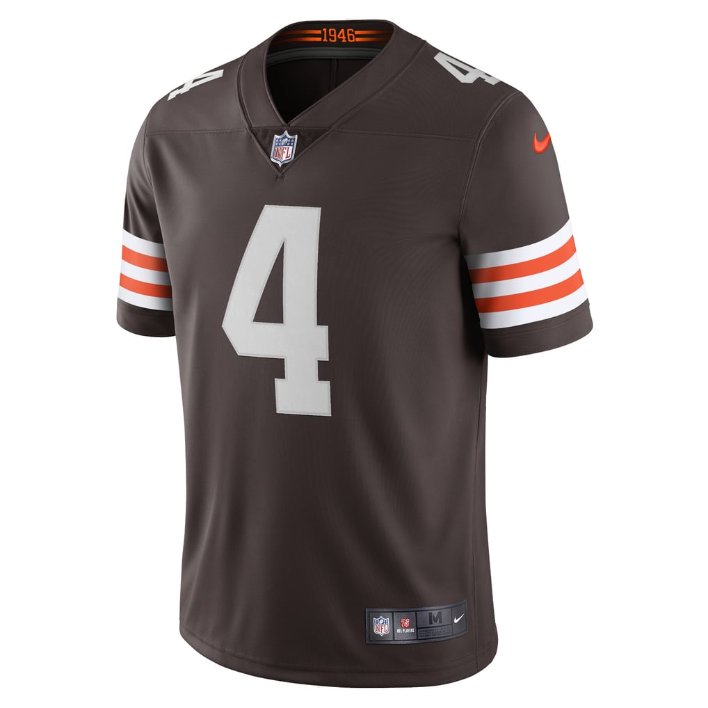 Men's Cleveland Browns Deshaun Watson Nike Brown Vapor Limited Jersey - Image 3